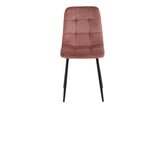 Ela Dining Chair - Pink Velvet